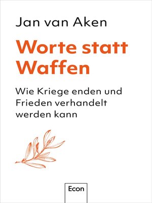cover image of Worte statt Waffen